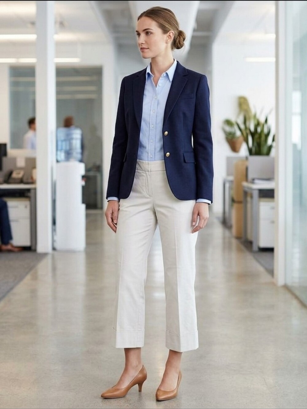 NY&C Gray Cropped pants